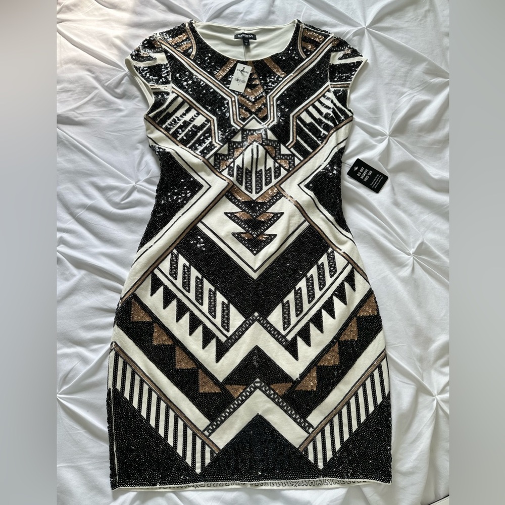 NWT EXPRESS Sequin Dress - Size Small